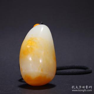 旧藏-和田玉原石挂件